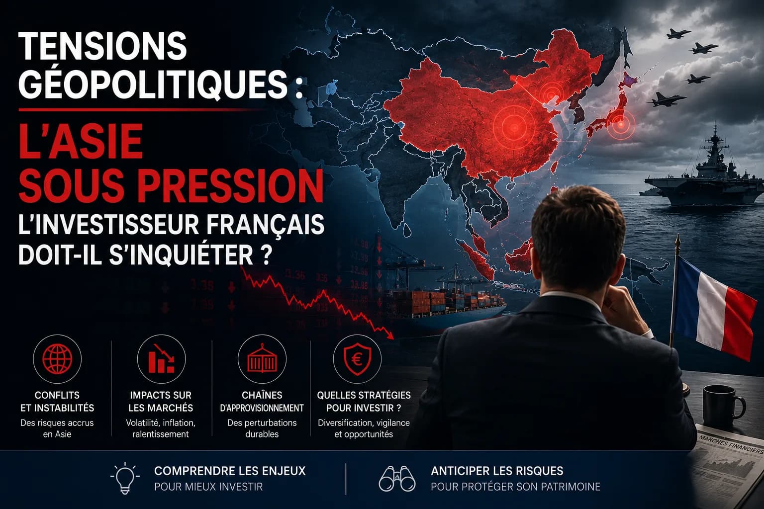 Tensions géopolitiques : l'Asie sous pression, l'investisseur français doit-il s'inquiéter ?