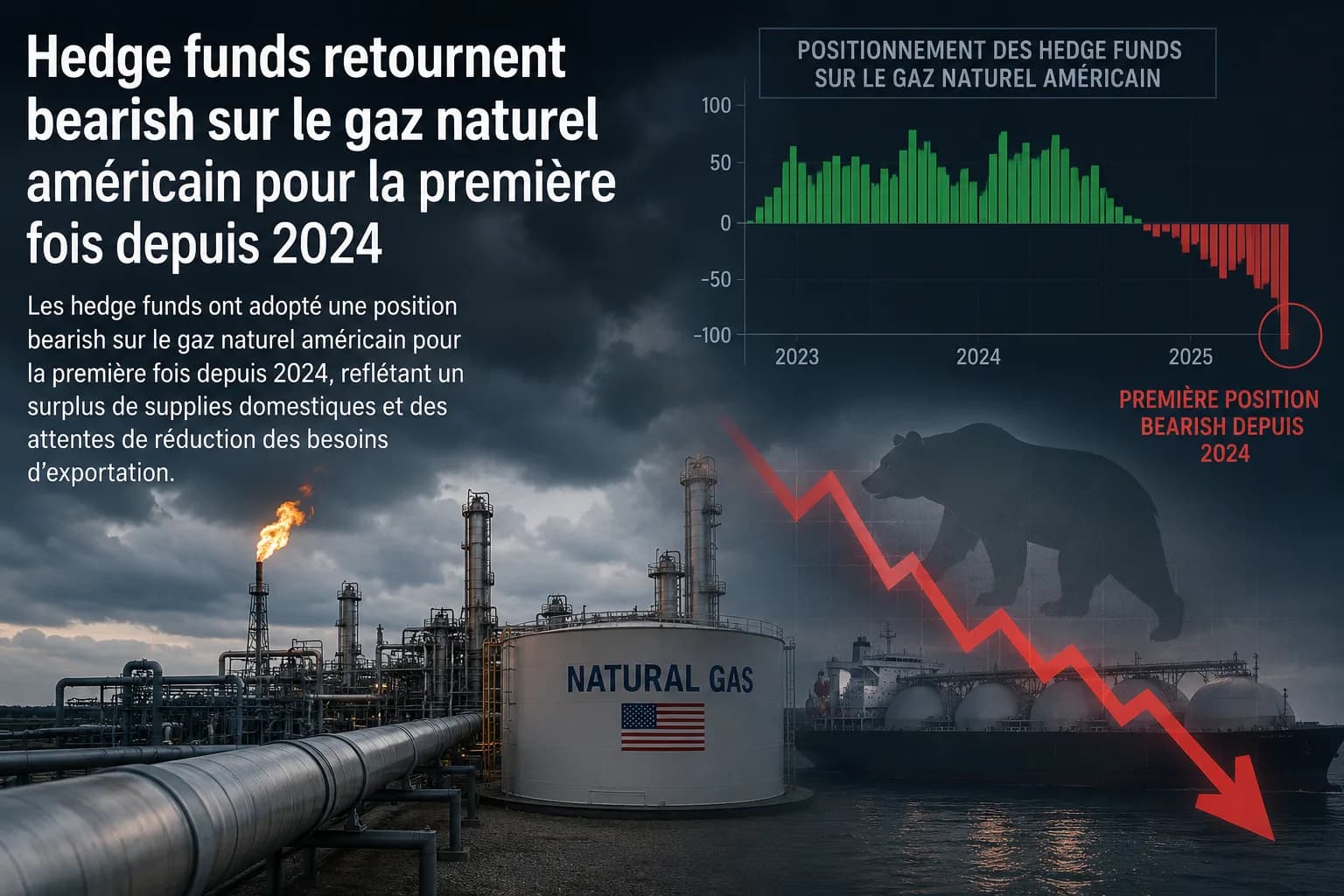 Hedge Funds Turn Bearish on US Natural Gas for the First Time Since 2024